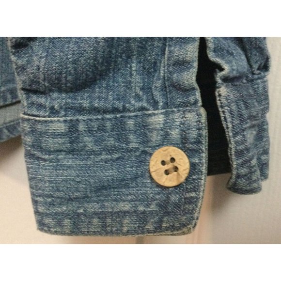 Coldwater Creek Womens Embroidered Jean Denim Jacket Or Shirt Medium M - Picture 3 of 6